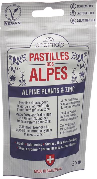 Produktbild Pharmalp Pastilles des Alpes Doypack (40 Stück, Pastillen, 60 g)