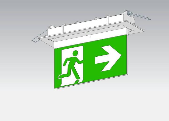 Produktbild Beltrona MEXM82506ZB LED Fluchtweg-Notbeleuchtung Deckeneinbaumontage