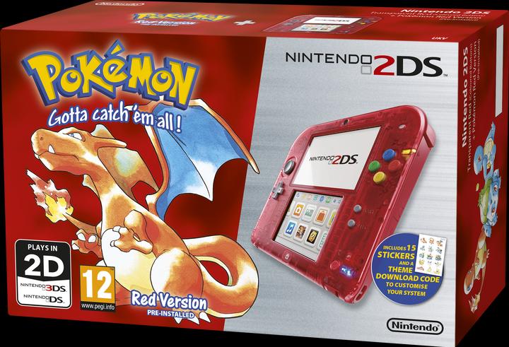 Image du produit Nintendo 2DS y compris Pokémon Version Rouge