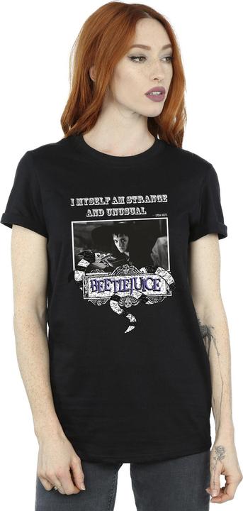 Immagine prodotto Beetlejuice I Myself Am Strange And Unusual Maglietta Ampia Donna (XL)
