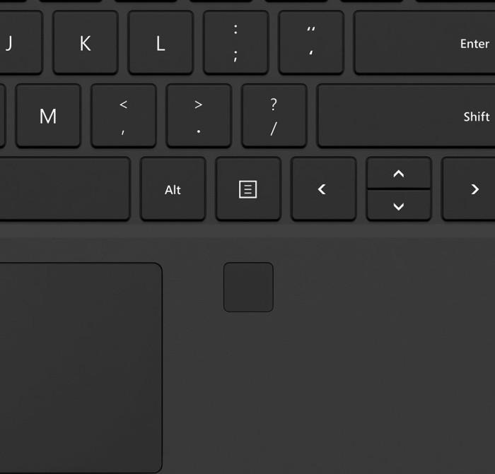 Actual product image Microsoft Surface Pro Type Cover mit Fingerprint (CH, Surface Pro (2017), Surface Pro 4, Surface Pro 3)