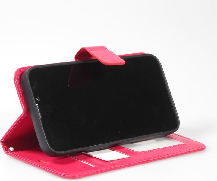 Produktbild PhoneLook Hülle Premium Flip Dunkelrosa (Apple iPhone 15 Pro)