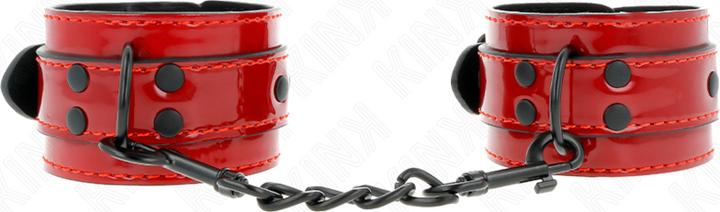 Actual product image Kink Dark Red Wrist Cuffs 23 X 5 cm