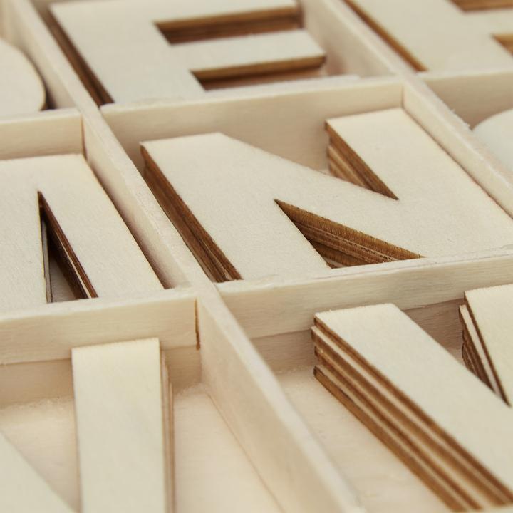 Image du produit Relaxdays Lettres bois
