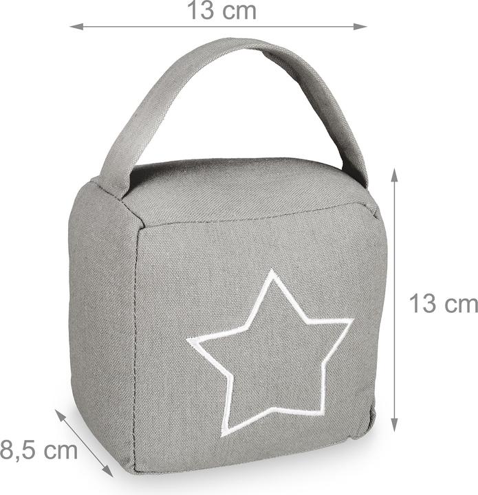 Productafbeelding Relaxdays 2x deurstop (2 Stuk, 13 x 8,5 x 13 cm)