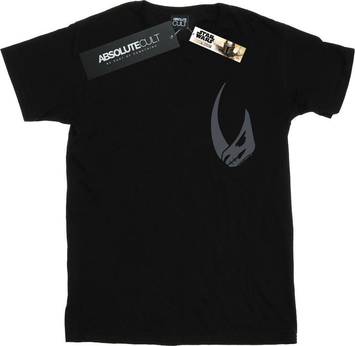 Star Wars The Mandalorian Rhino Emblem Pocket Print TShirt (S)