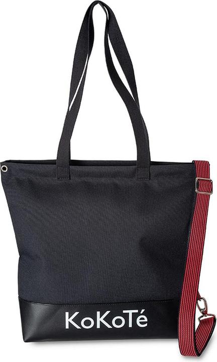 Actual product image Kokoté Einkaufstasche Poschti Quer, Schwarz