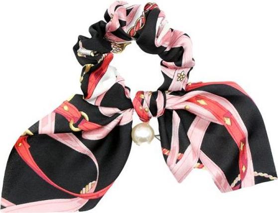 MU Style Haargummi mit Schleife und Dekoperle (Haargummi)