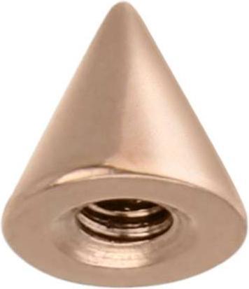 Bijouteria Piercingverschluss (Chirurgenstahl 316L, PVD Beschichtung (goldfarbig))
