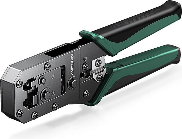 Produktbild Ugreen NW136 Ethernet Stecker Crimpzange (schwarz/grün) (23 mm)
