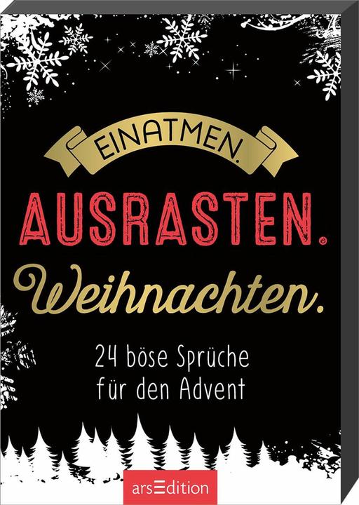 Einatmen. Ausrasten. Weihnachten
