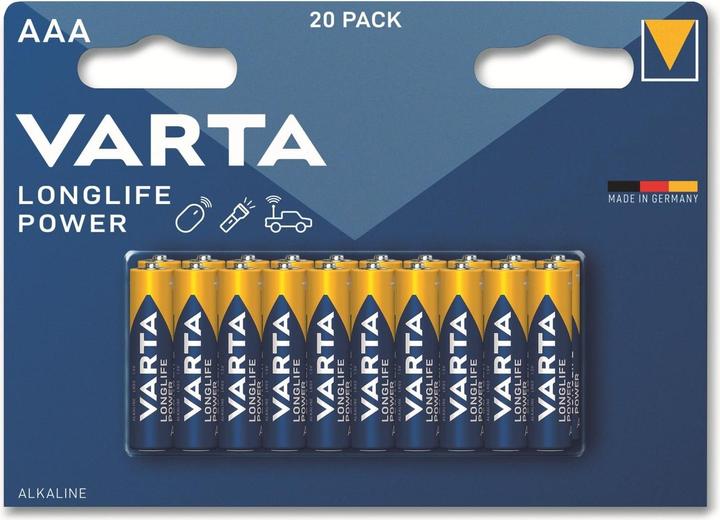Actual product image Varta LONGLIFE Power (20 pcs., AAA, 1260 mAh)