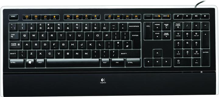 Logitech Illuminated Keyboard K740 (US, Kabelgebunden)