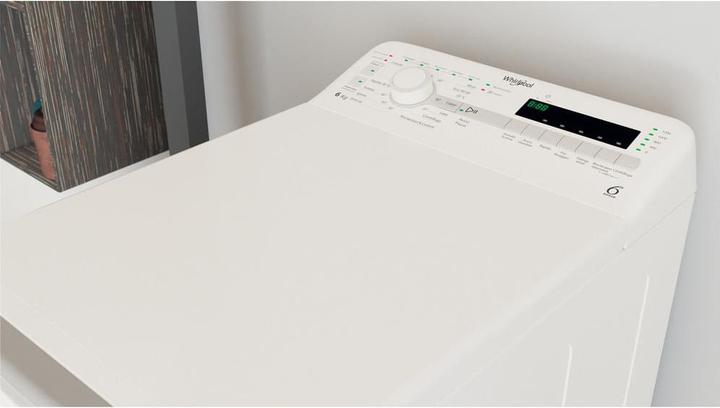 Produktbild Whirlpool TDLR 6240S DE Toplader-Waschmaschine 6 kg 1200 U/min C Weiss (6 kg, Unten, EU-Stecker)
