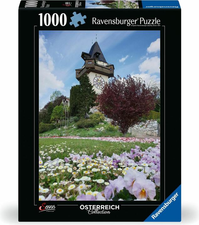 Ravensburger Puzzle 12000611 - Uhrturm in Graz - 1000 Teile Puzzle für Erwachsene und Kinder ab 14 (1000 Teile)