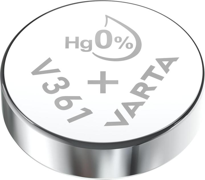 Produktbild Varta Knopfzelle V361, 1.55V, 1 Stk (10 Stk., SR58, 18 mAh)