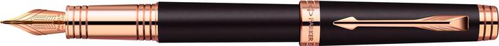 Parker Pen S1876395 Penna stilografica Premier SOFT BROWN P.C.G. (M, nero) (Nero, 1 x)