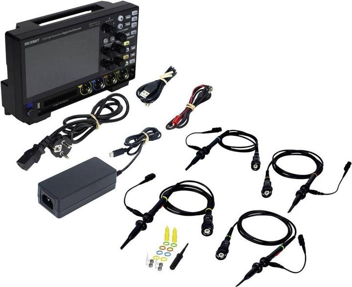 Actual product image Voltcraft DOV1254F LA Digital-Oszilloskop 125 MHz 4-Kanal 1.25 GSa/s 100 Mpts 1 (CAT II)