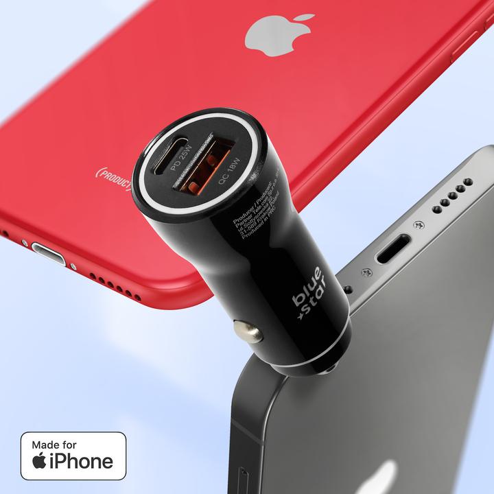 Immagine prodotto Caricabatterie da auto USB / USB-C