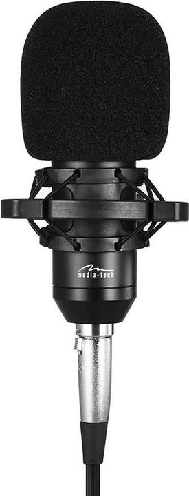 Immagine prodotto Media-Tech MICROFONO DA STUDIO E STREAMING - Set di microfoni a condensatore professionali (tutti neri) per