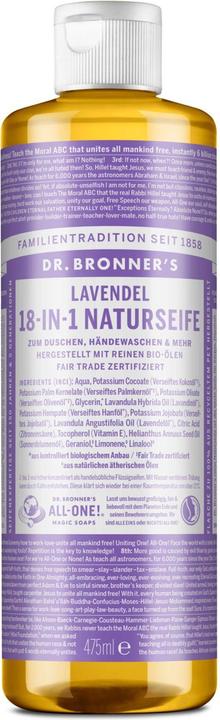 Dr. Bronner's 18-IN-1 Lavendel (Flüssigseife, 475 ml)
