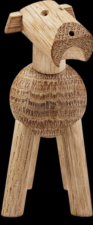 Actual product image Kay Bojesen Tim dog wooden figure (7.5 x 3.5 x 7.5 cm)