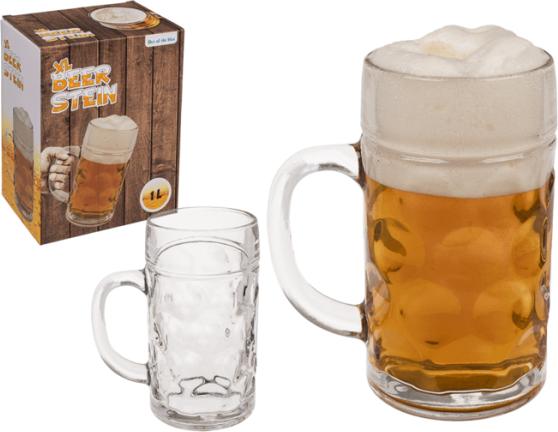 Image du produit Ootb XL Glas-Bierkrug, 10,5 x 20 cm (1 l, 1 x)