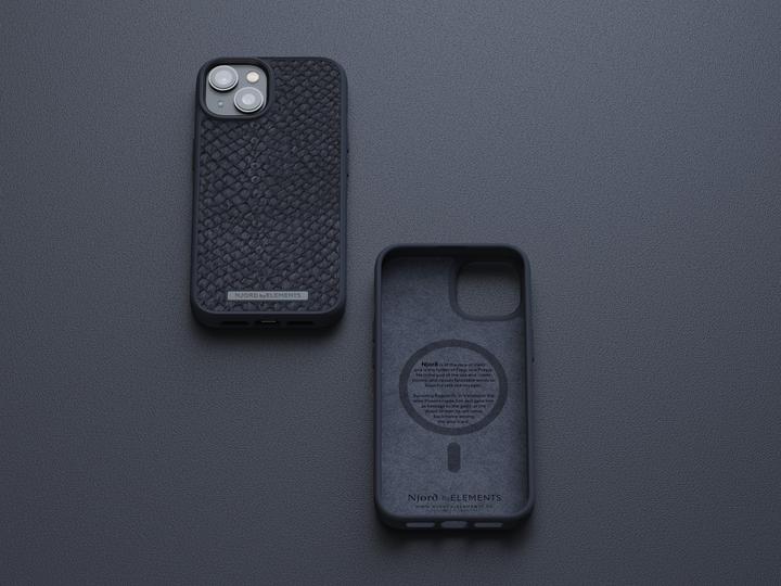 Actual product image Njord Salmon Leather (Apple iPhone 14)
