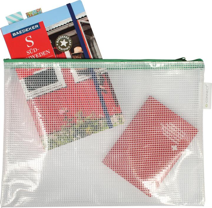 Produktbild Q-Connect Reissverschluss-Taschen (Dokumenten- & Geldtasche)