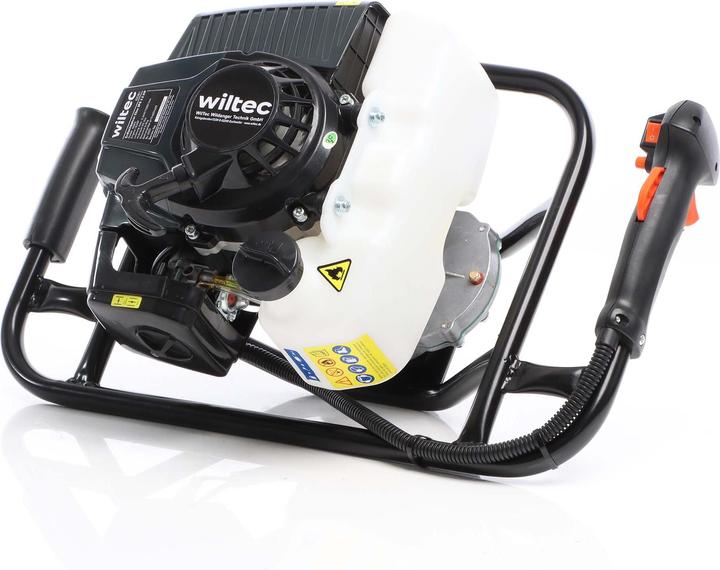 Produktbild Wiltec Wilitec Erdlochbohrer 2,2kW 3PS 63ccm Benzin Erdbohrer Pfahlbohrer Brunnenbohrer