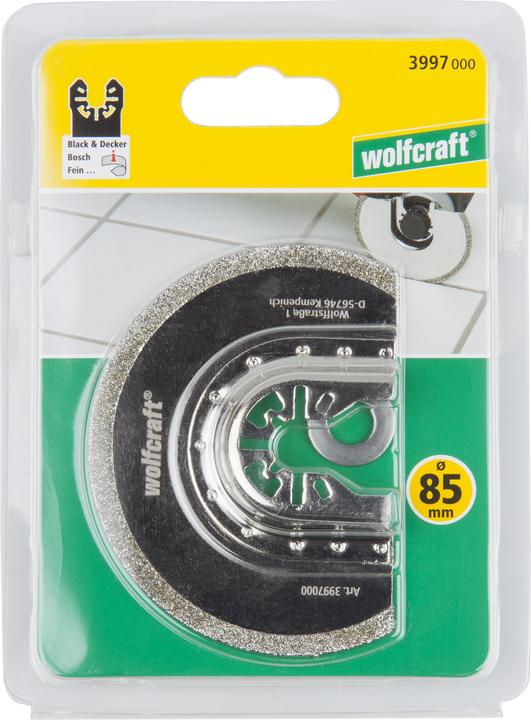 Produktbild wolfcraft wolfcraft 1 Segmentsägeblatt PRO Diamant ø85mm