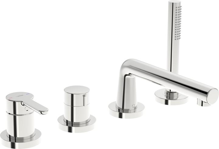 Produktbild Hansa HANSADESIGNO Style Wannenbatterie, 4-Loch, Ausladung 190mm, 53122063