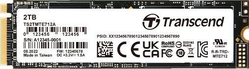 Produktbild Transcend 1TB M.2 2280 PCIe Gen4x4 NVMe 3D TLC BiC (1000 GB, M.2 2280)