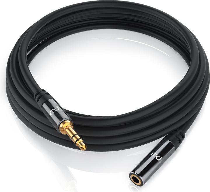 Produktbild Primewire 3,5mm Klinke Audio Kabel, AUX, HiFi Audio Klinkenkabel / Verlängerungskabel (10 m, 3.5mm Klinke (AUX))