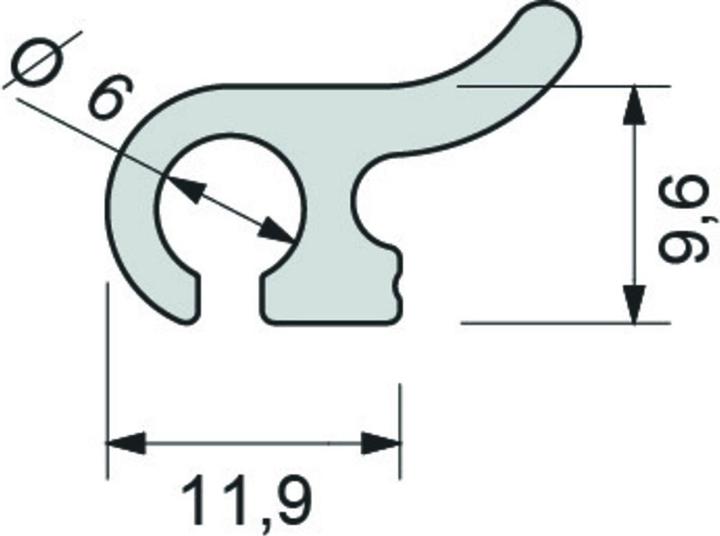 Produktbild OK-Line Führungsleiste für Flaschenhalter Wall System (1 Stk.)