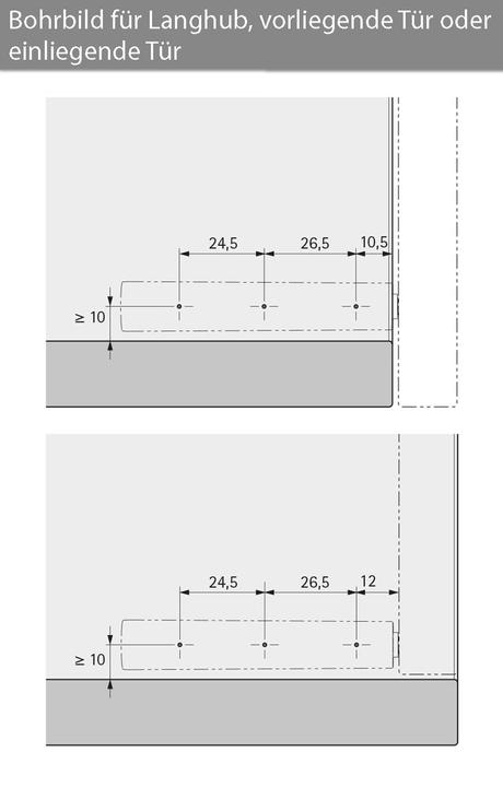 Produktbild Hettich Push-to-open Pin Strong, zum Anschrauben