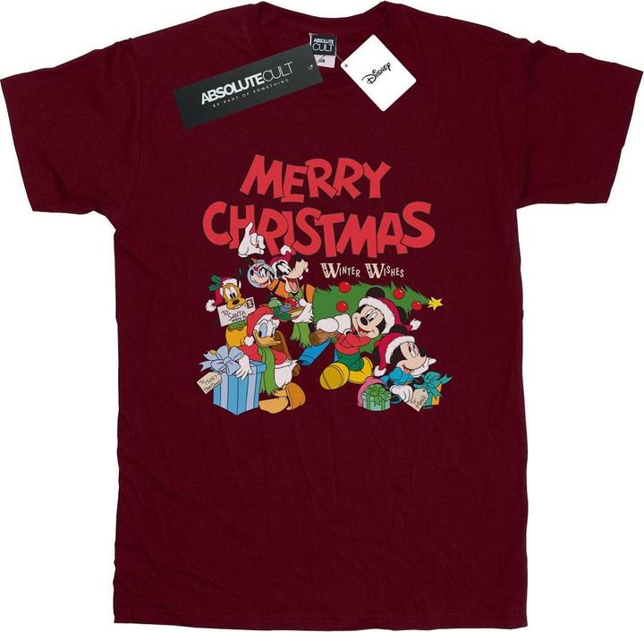 Disney Mickey And Friends Winter Wishes TShirt (XXL)
