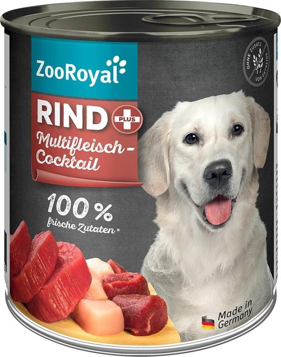 Image du produit Zooroyal Boeuf + cocktail multi-viande (6 pcs, 1200 g)