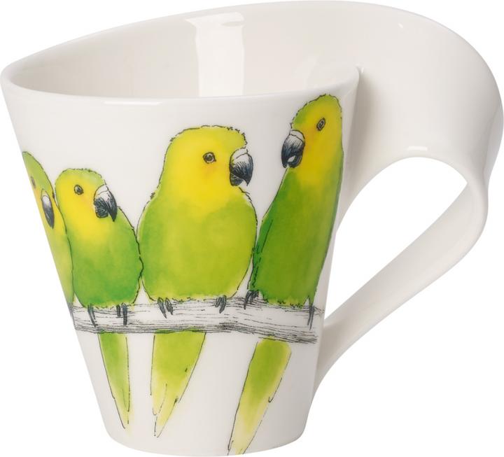 Produktbild Villeroy & Boch Becher mit Henkel (Geschenkkarton) NewWave Caffè Braunwangensittich (300 ml, 1 x)