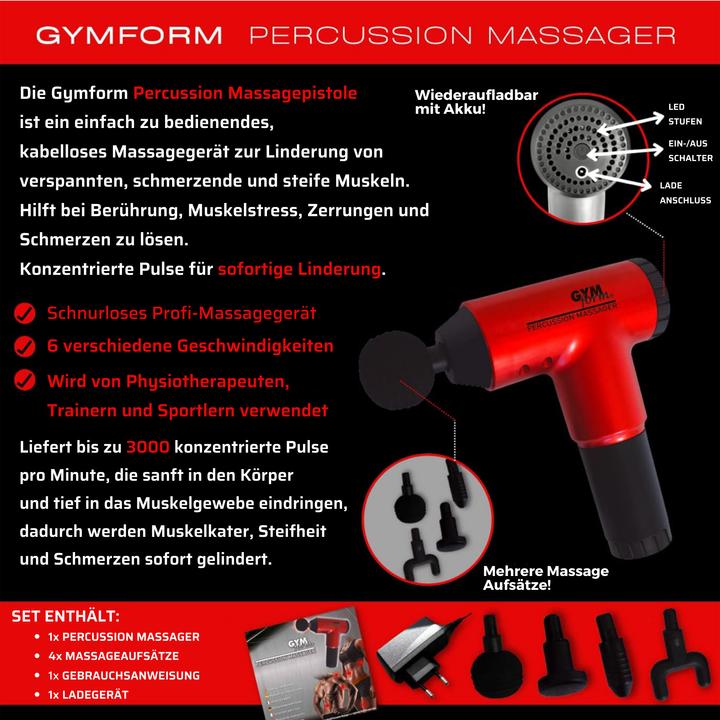 Actual product image Gymform Percussion Massager