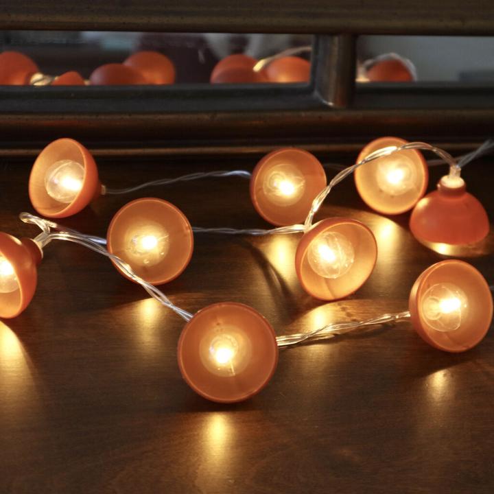 Actual product image Kikkerland Terracotta String Lights (0.12 m)