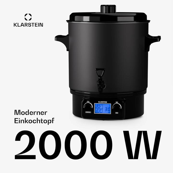 Produktbild Klarstein Digitaler Einkochautomat mit Zapfhahn (27 l)