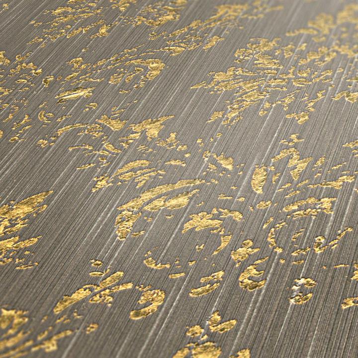 Produktbild Tadessi Barock Gioele M1-No.2192 | Gold | Ornament | Klassik | Barocktapete (53.5 x 600.5 cm)