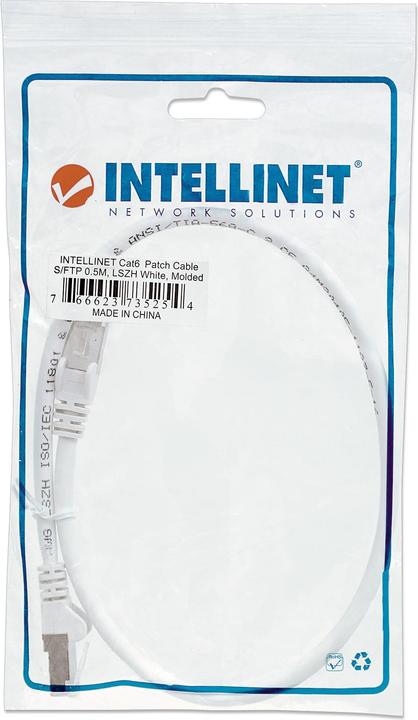 Actual product image Intellinet Patch cable (S/FTP, CAT6, 0.50 m)
