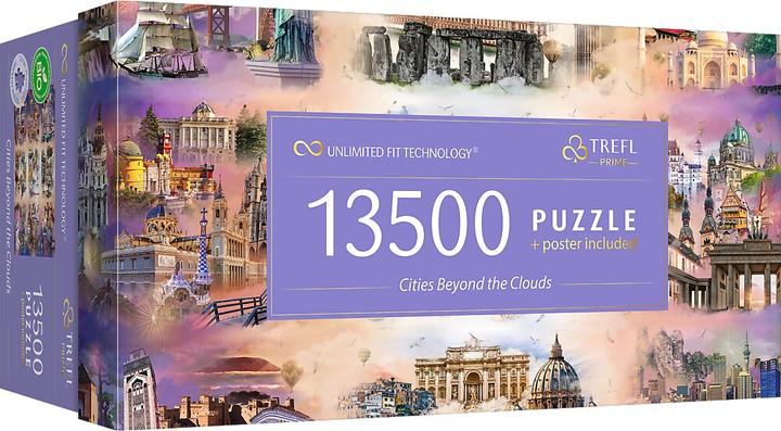 Actual product image Trefl Cities beyond the clouds (13500 pieces)