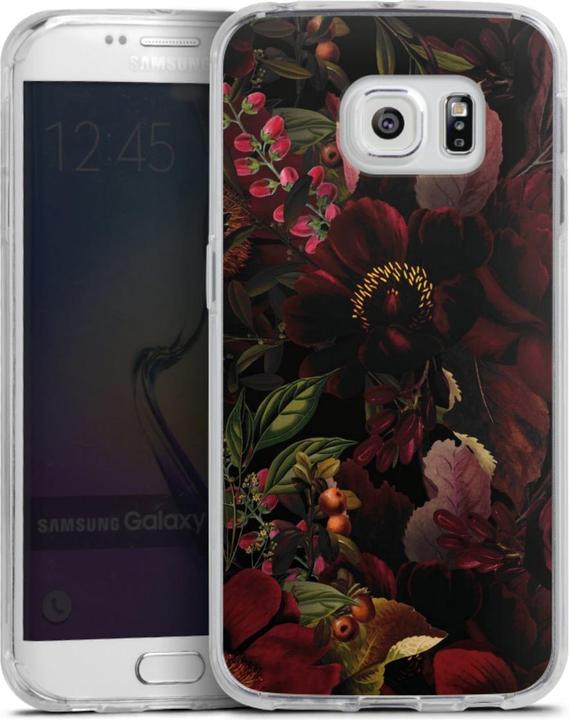 Produktbild DeinDesign Silikon Hülle für Samsung Galaxy S6 Edge Handyhülle Case Smartphone Schutzhülle Blumen Utart Wiese (Samsung Galaxy S6 Edge)