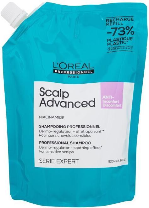 Actual product image L'Oréal Professionnel Series Expert Scalp Advanced Anti-Discomfort Dermo-Regulator Refill (500 ml, Liquid shampoo)