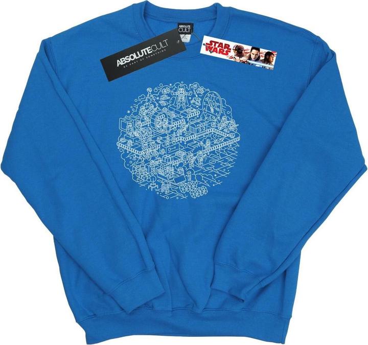 Star Wars Christmas Death Star Sweatshirt (S)