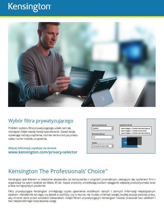 Immagine prodotto Kensington Filtro privacy (14", 16 : 9)