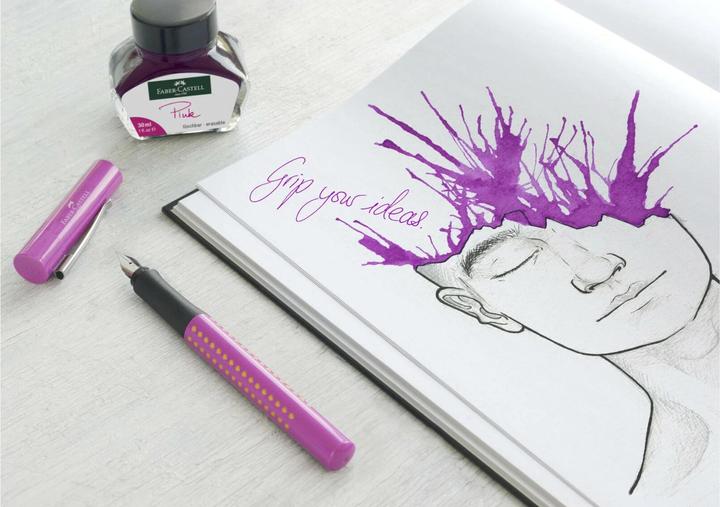 Actual product image Faber-Castell FABER-CA. Ink glass 30ml 149856 pink (ink cartridges, Pink)